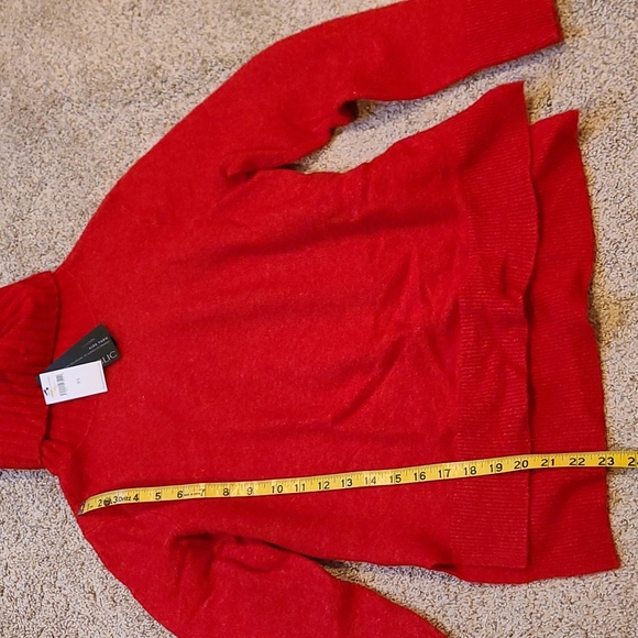 Banana republic red aire yarn turtleneck sweater - Picture 11 of 15